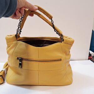 Yellow Leather Handbag